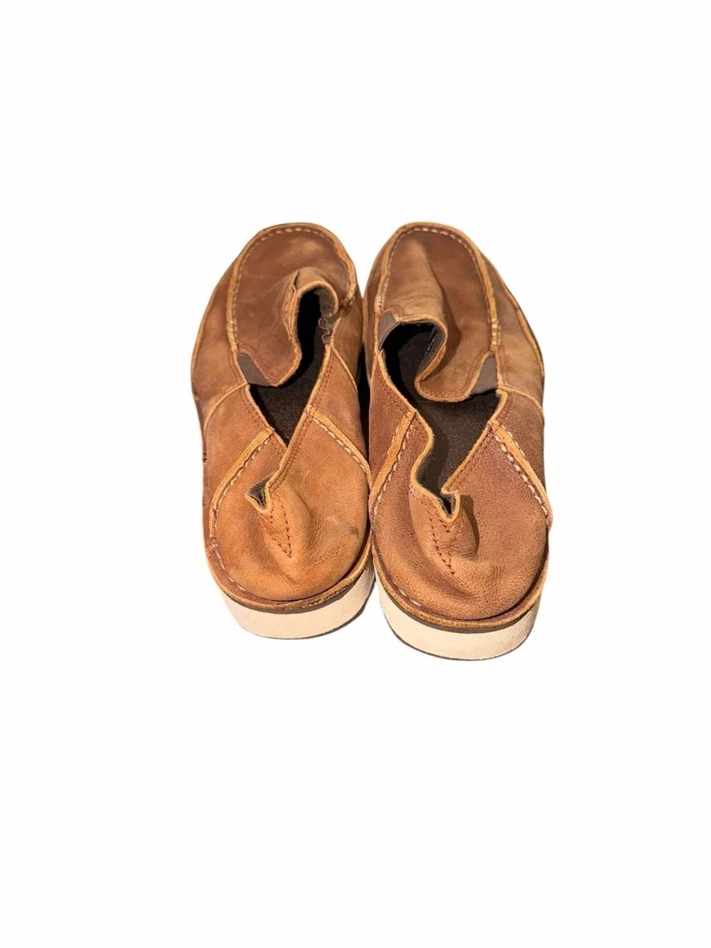Ariat Cruiser Slip-On Loafers Brown Bomber Leather Men’s 10.5 D Casual Shoes